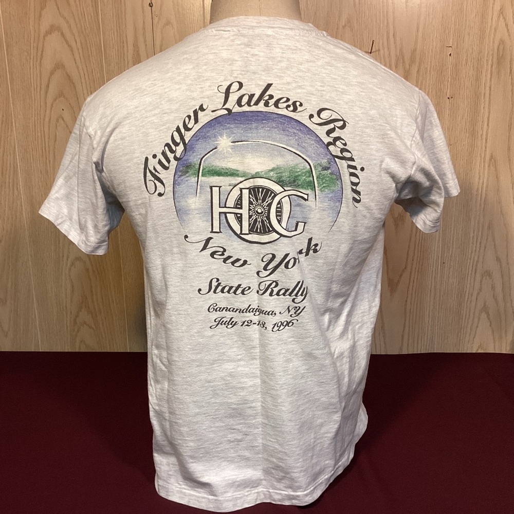 Vintage Harley Davidson NY State Rally Single Stitch T-shirt Mens medium